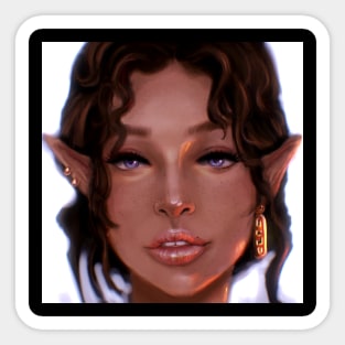 SZA elf Sticker